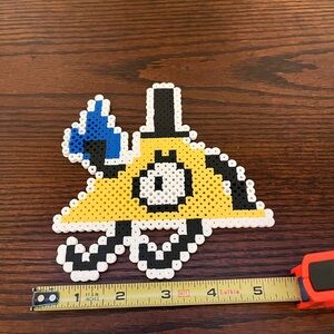 Gravity Falls Bill Cipher Perler Bead Pixel Art